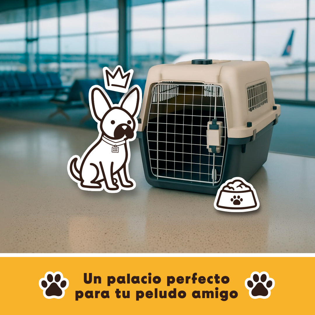 Jaula Transportadora Para Mascotas Modelo Wag