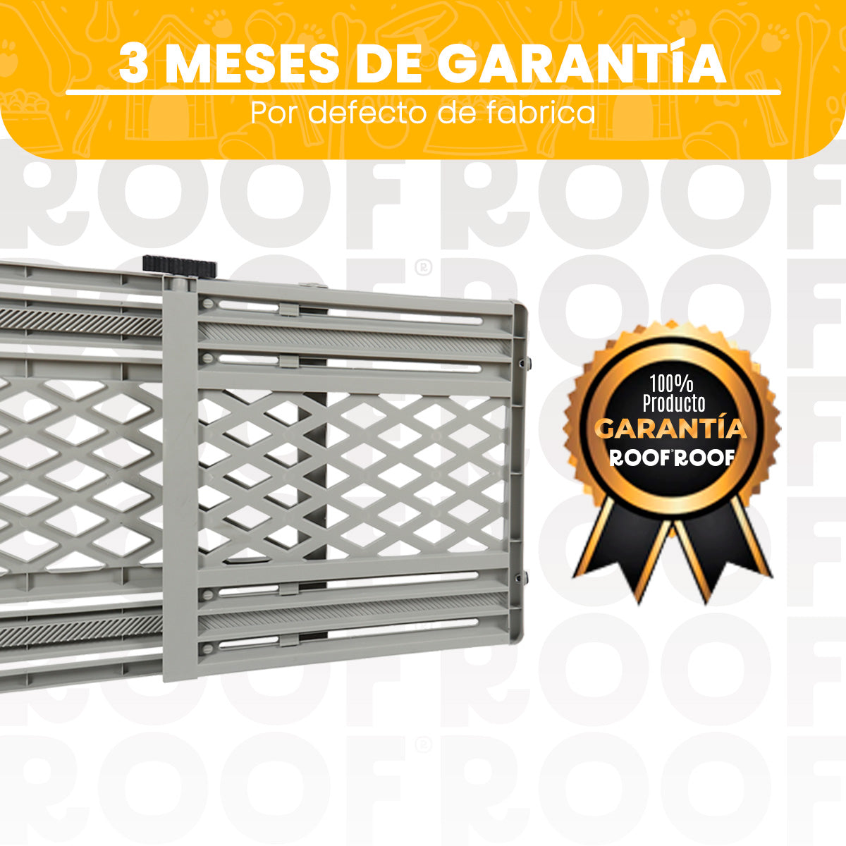 Barrera Ajustable para Mascotas Portátil y Expandible