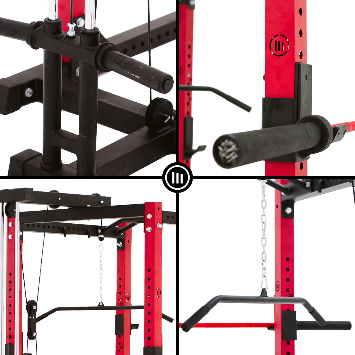 Powe Rack Delta Jaula Para Sentadillas Olímpica Dominadas