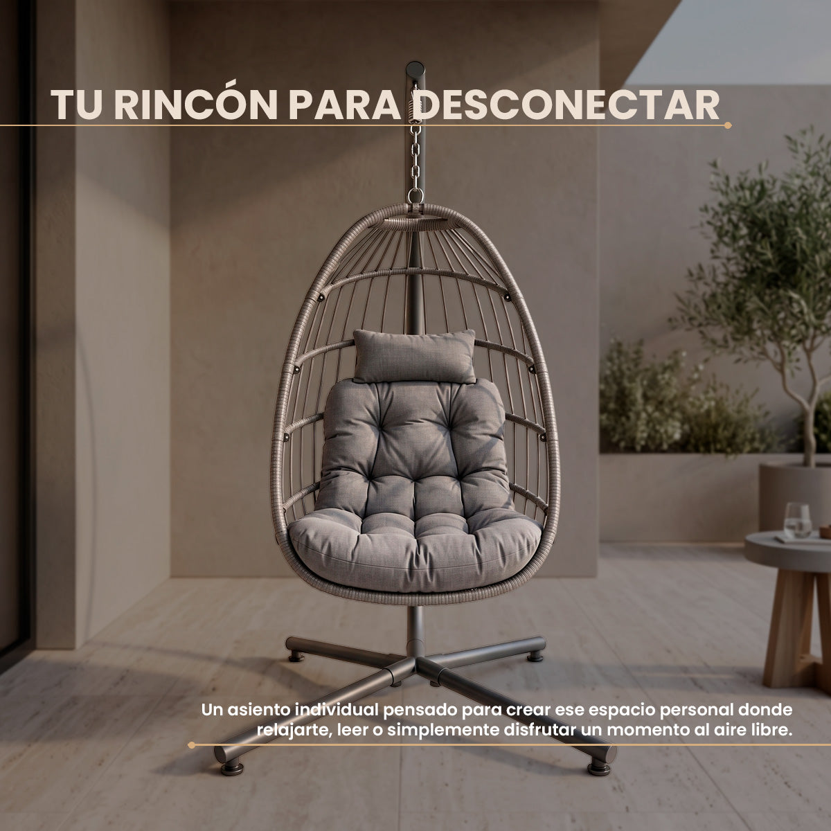 Silla Colgante Individual Nest