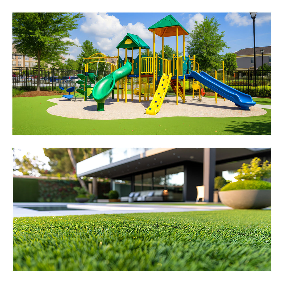 Pasto Sintético Artificial Premium Level Home 35 Mm