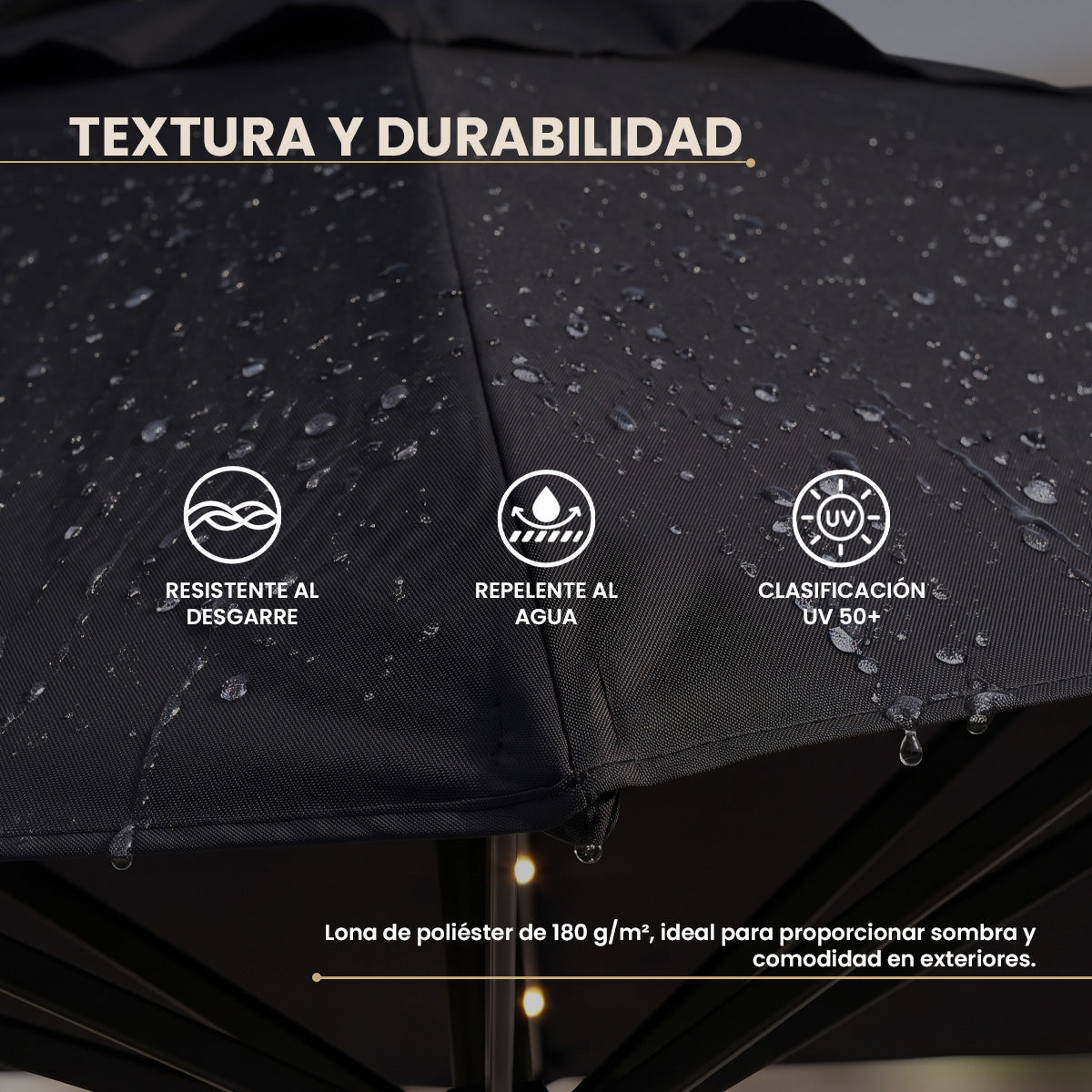 Sombrilla para Jardín Lateral Sunarm