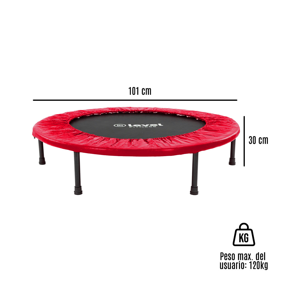 Mini Trampolín Brincolín Aeróbico  40" Plegable