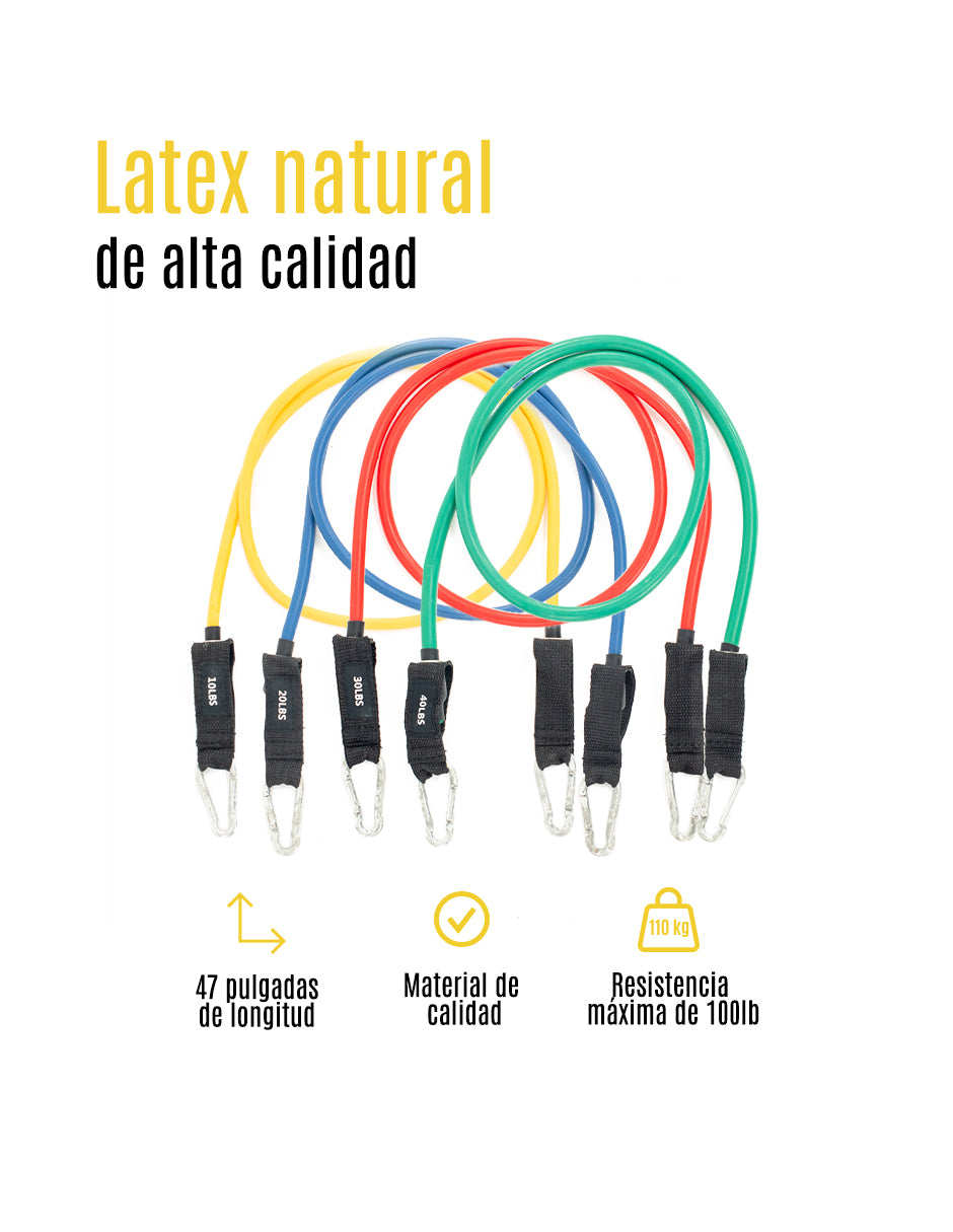 Kit de Ligas de Resistencia 11pzs