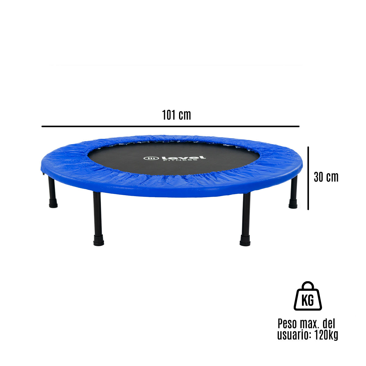Mini Trampolín Brincolín Aeróbico  40" Plegable