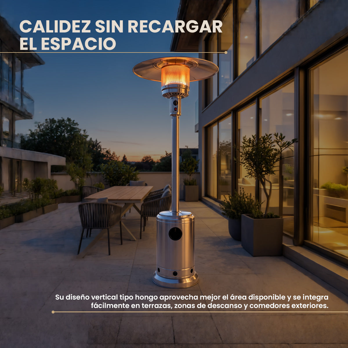 Calefactor Fongo Siena para Exterior