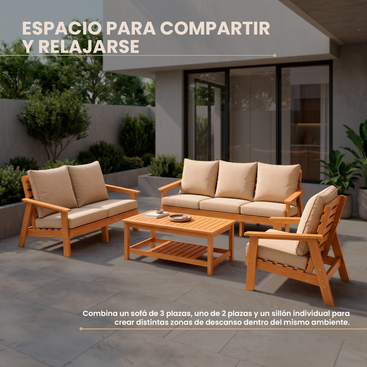Juego de Sala Malibu para Exterior