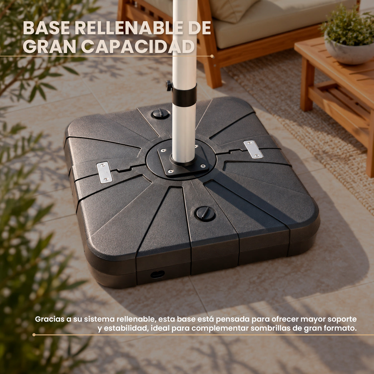 Base para Sombrilla 21 L