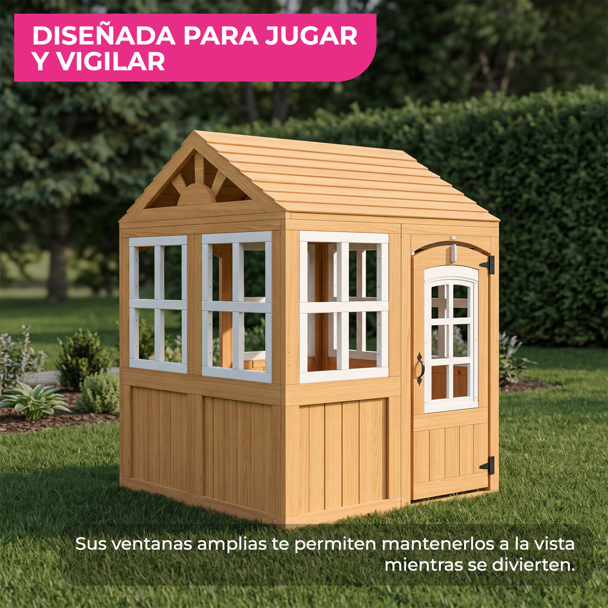 Mi Casita de Madera Infantil para Exterior