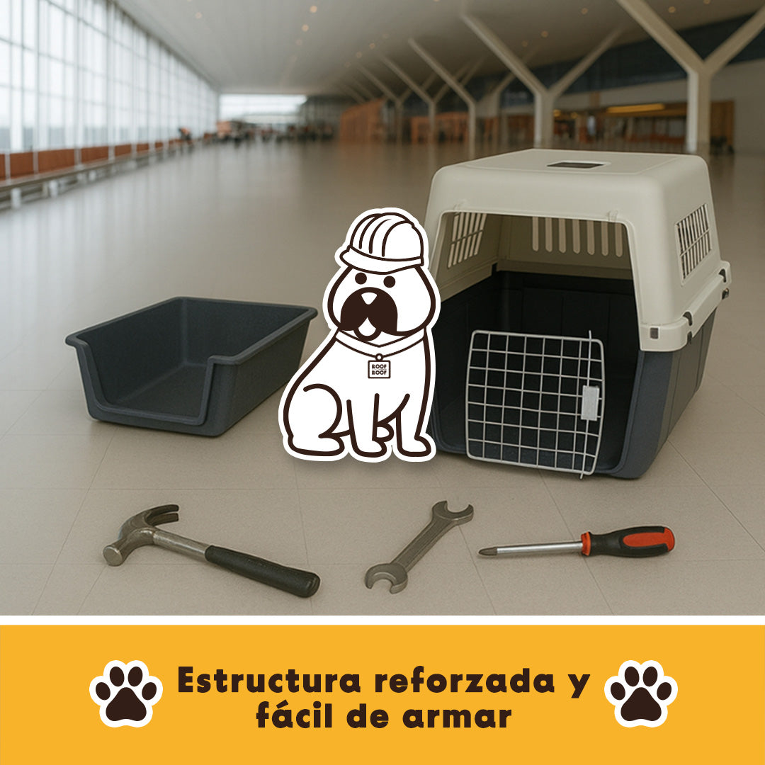 Jaula Transportadora Para Mascotas Modelo Wag