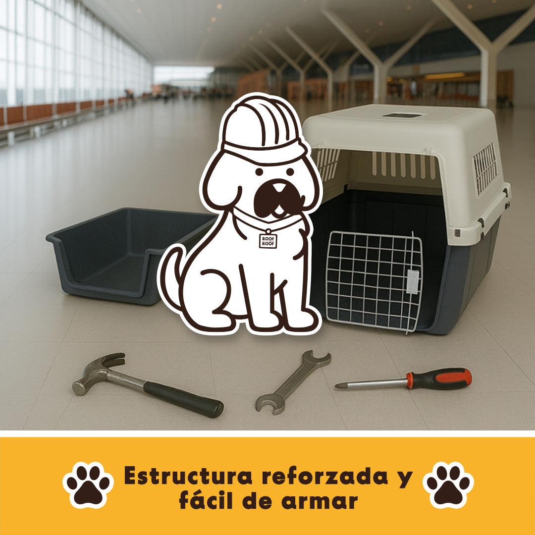 Jaula Transportadora Para Mascotas Modelo Wag