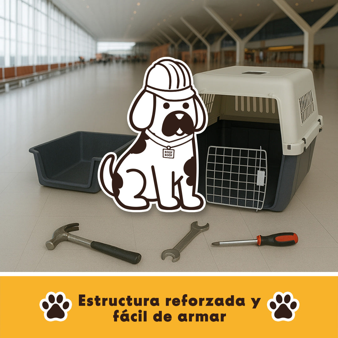 Jaula Transportadora Para Mascotas Modelo Wag