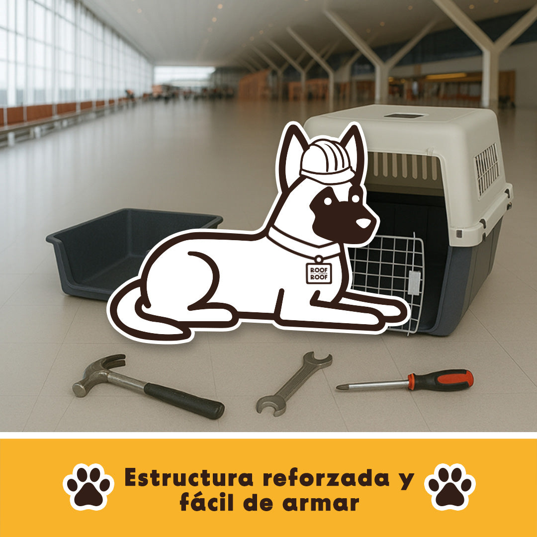 Jaula Transportadora Para Mascotas Modelo Wag