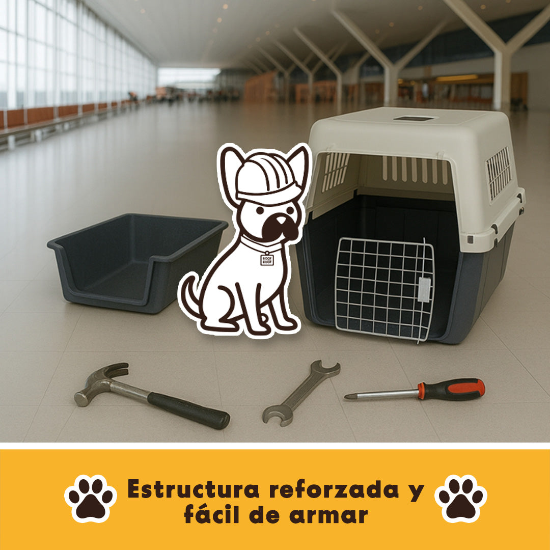 Jaula Transportadora Para Mascotas Modelo Wag