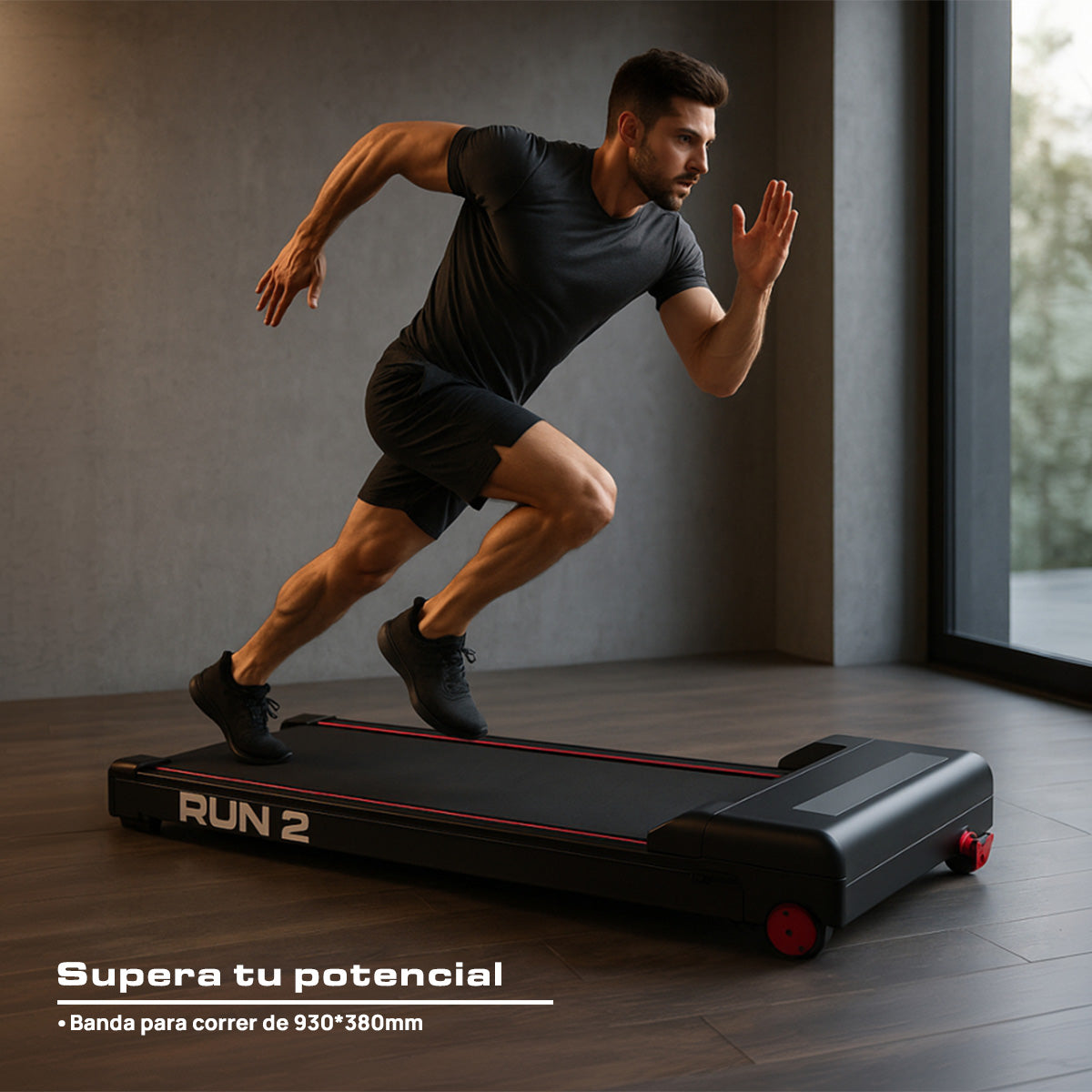 CAMINADORA ELÉCTRICA PORTÁTIL MOTOR 2.0HP VELOC AJUSTABLE 3 NIVELES INCLINACIÓN