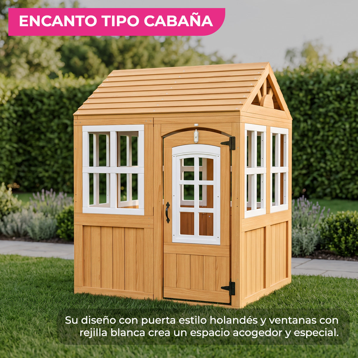 Mi Casita de Madera Infantil para Exterior