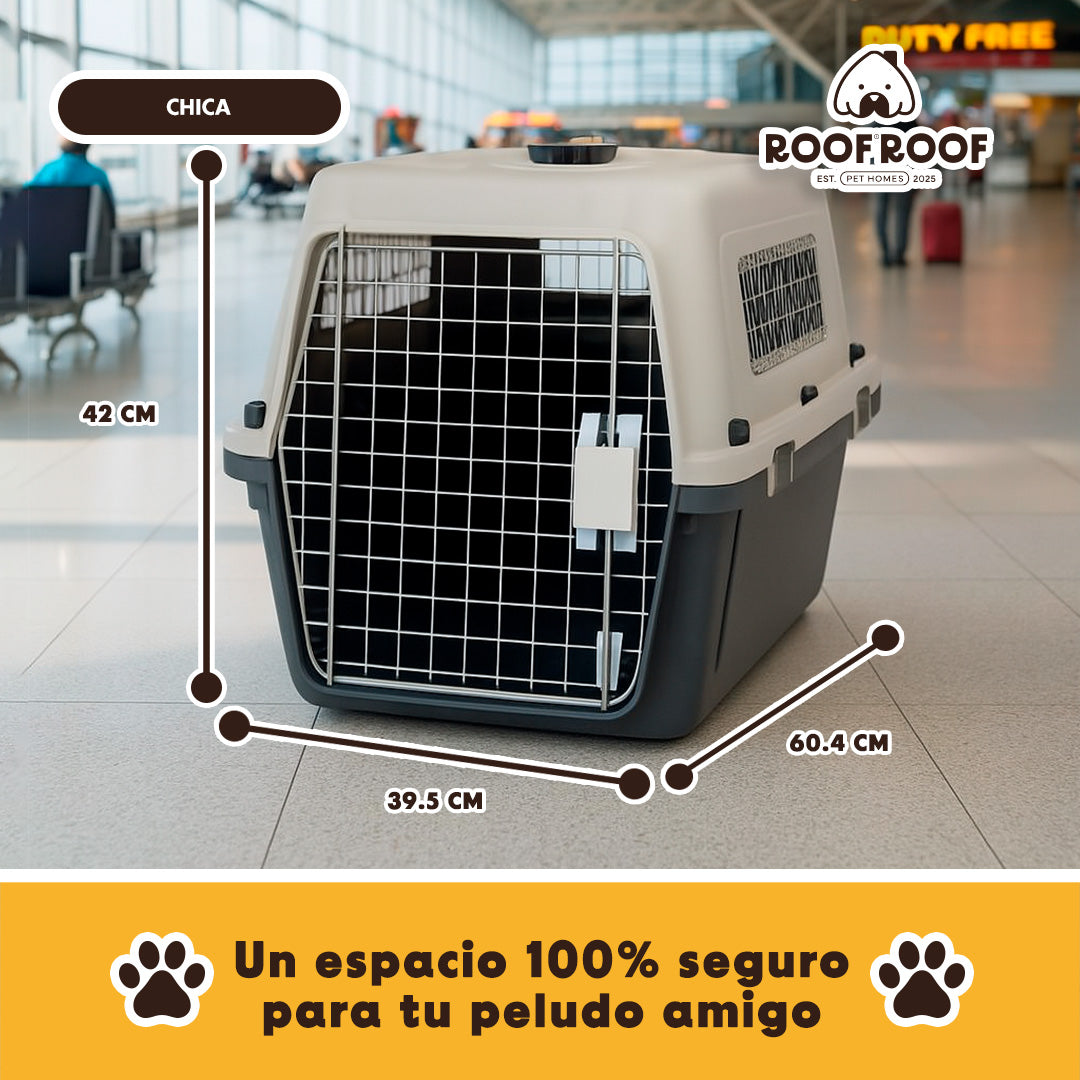 Jaula Transportadora Para Mascotas Modelo Wag