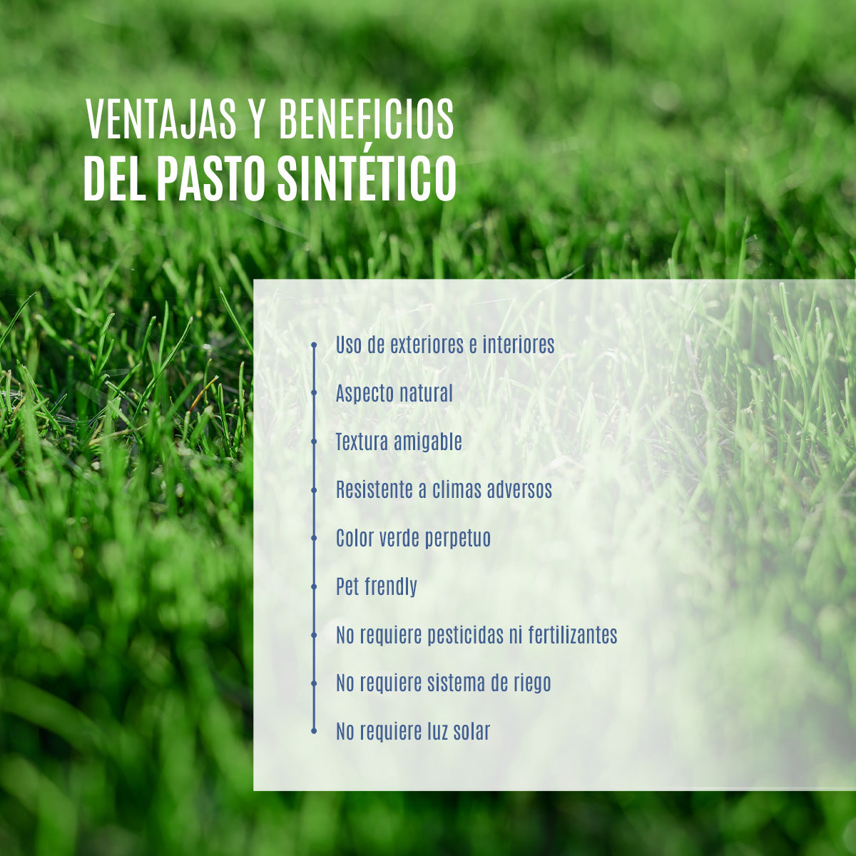 Pasto Sintético Artificial Premium Level Home 35 Mm