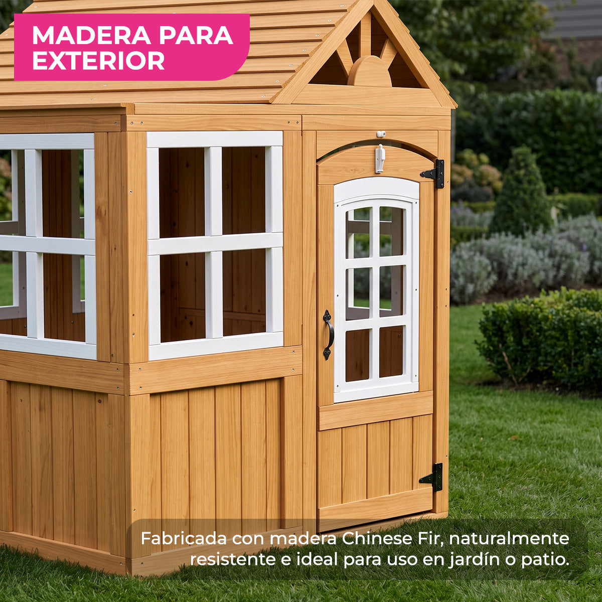 Mi Casita de Madera Infantil para Exterior