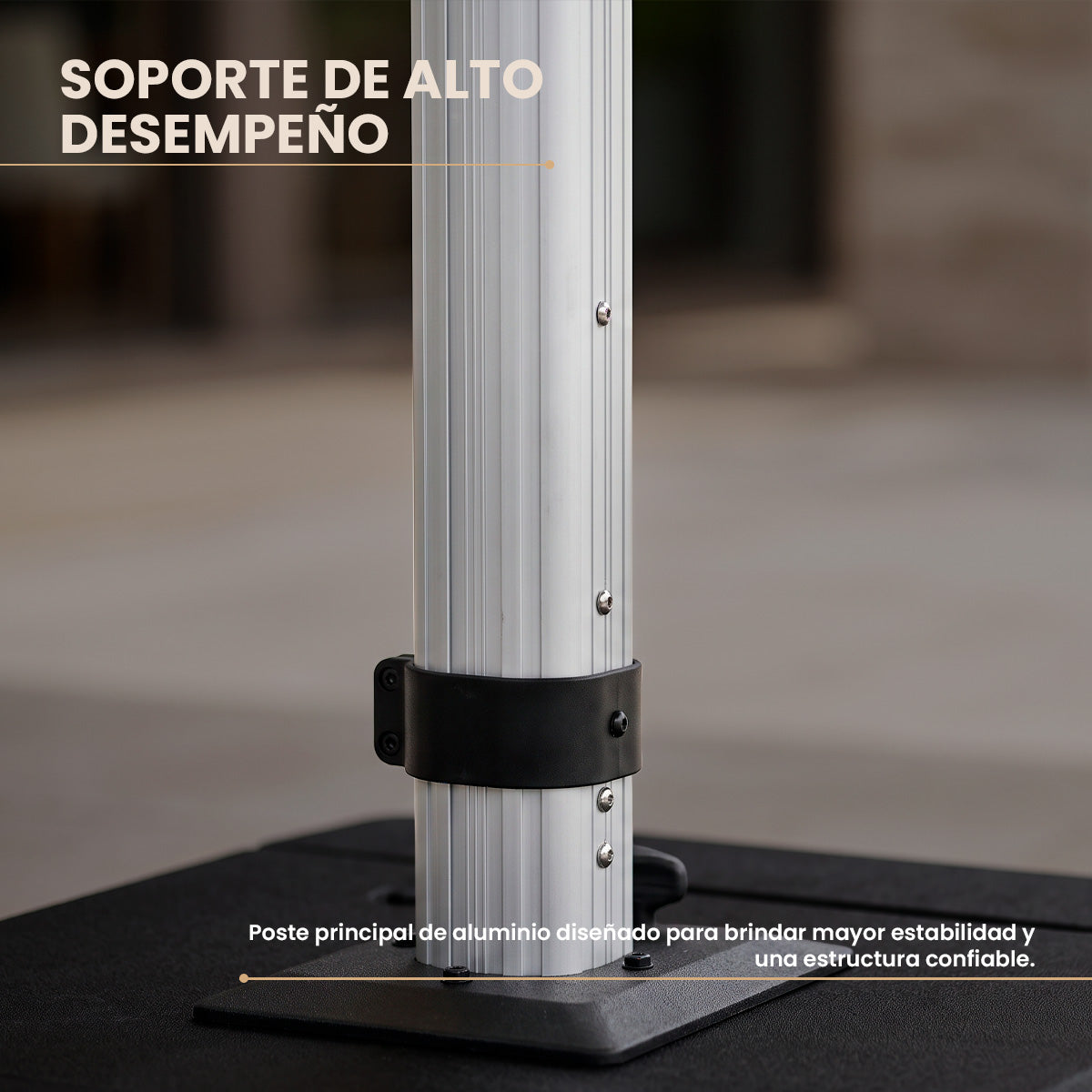Sombrilla para Jardín Cuadrada Eclipse