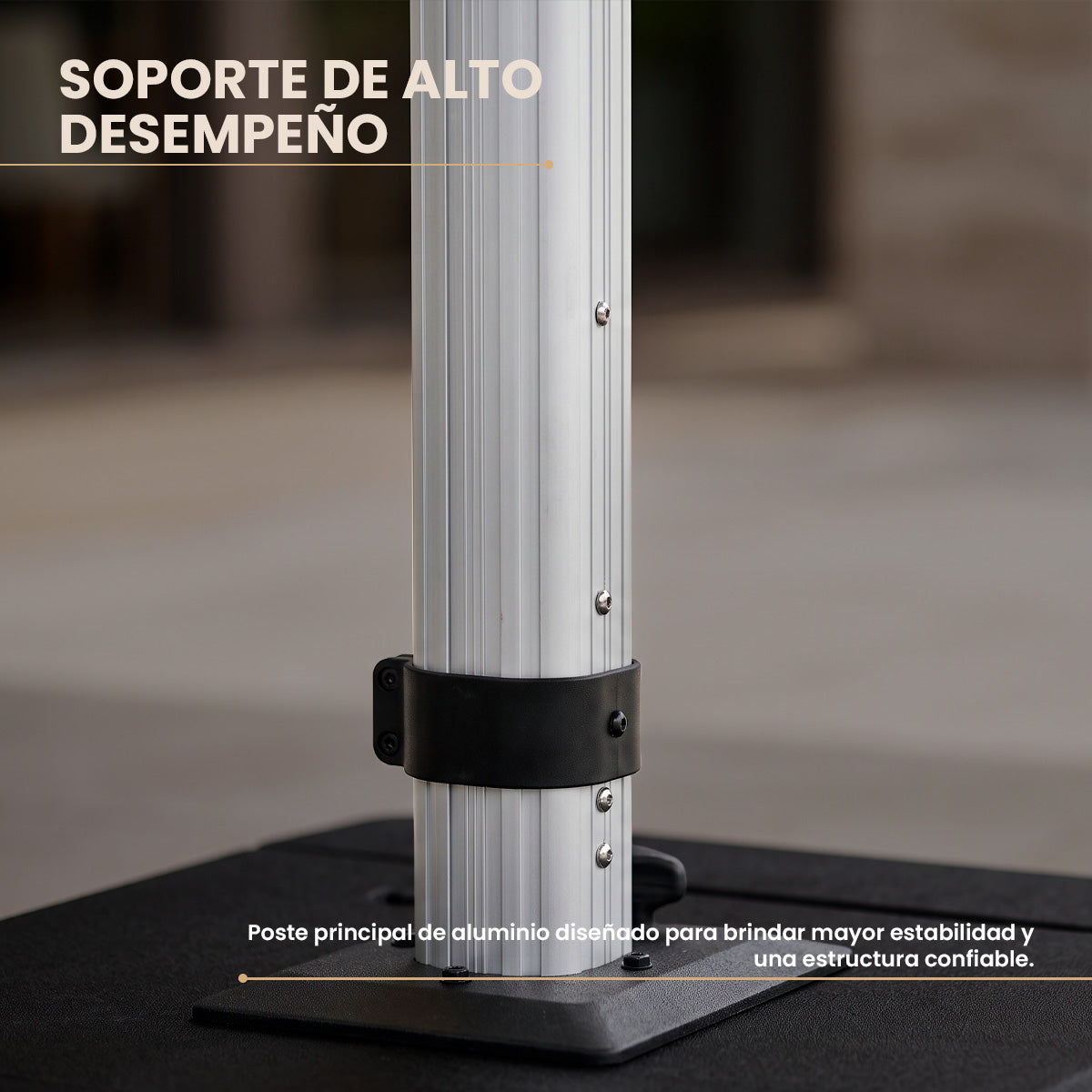 Sombrilla para Jardín Cuadrada Eclipse