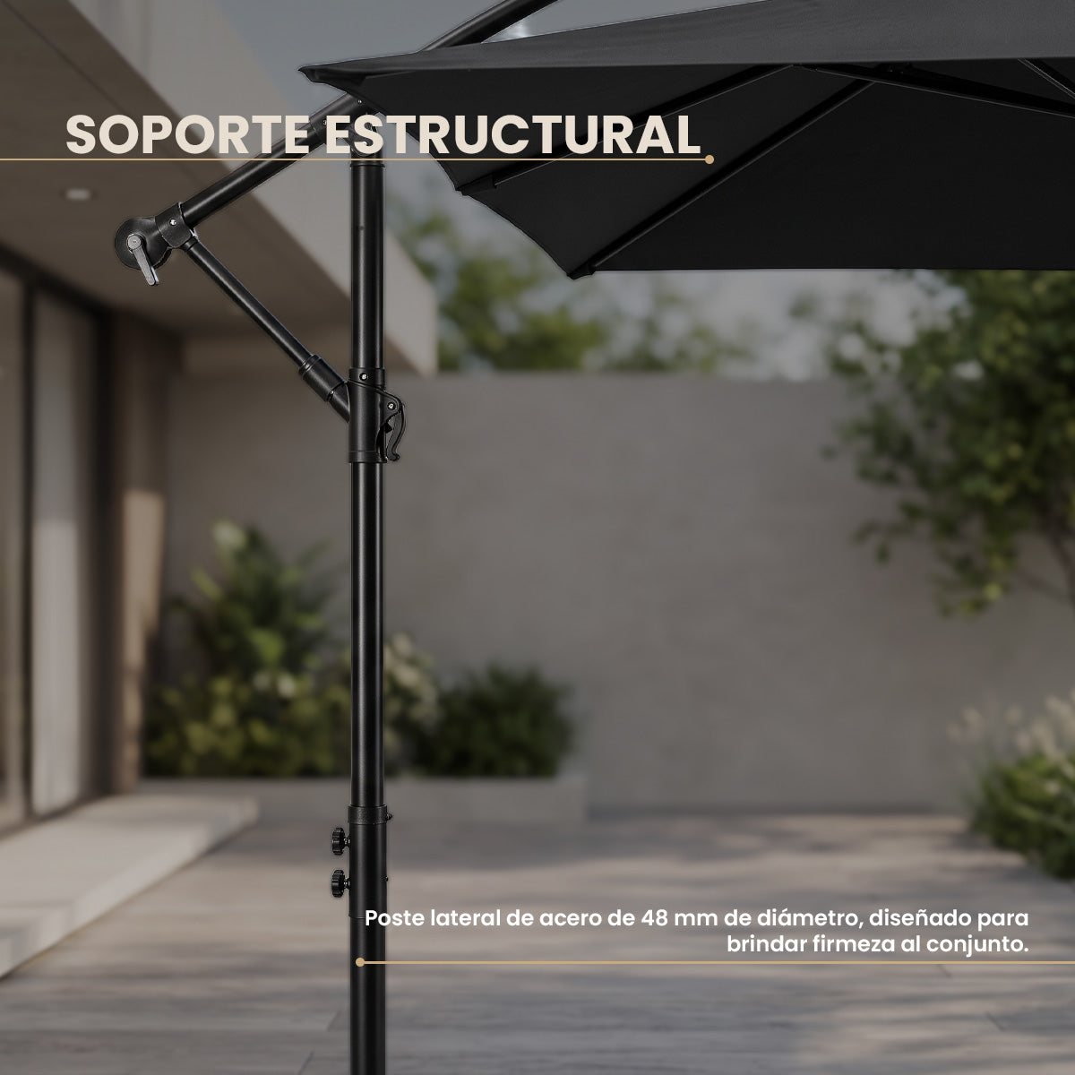 Sombrilla para Jardín Lateral Sunarm