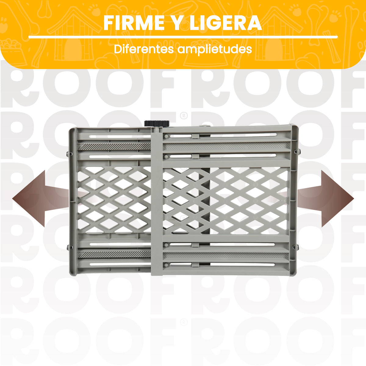 Barrera Ajustable para Mascotas Portátil y Expandible