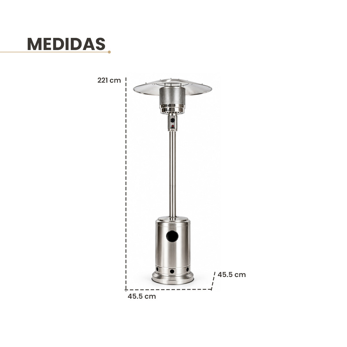 Calefactor Fongo Siena para Exterior