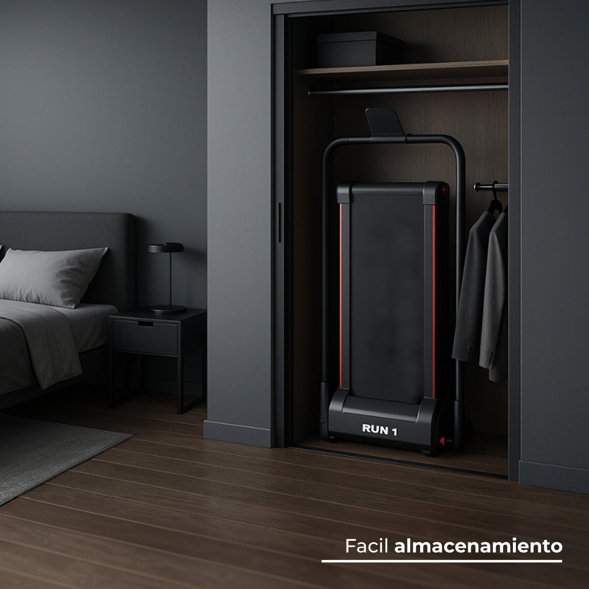 CAMINADORA ELÉCTRICA VEL 10.8KM BANDA ONDULADA MOTOR 2.0HP PANTALLA LED