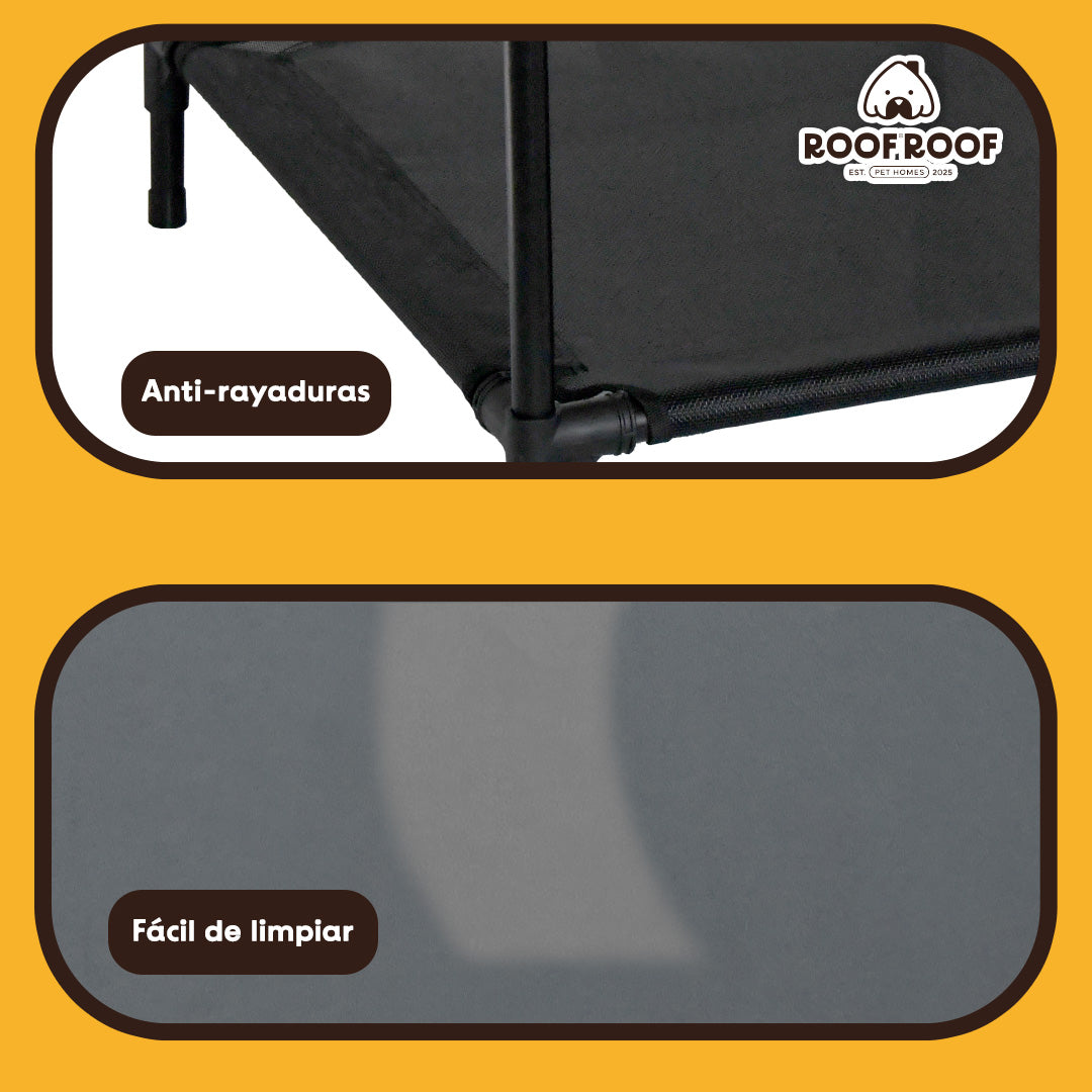 Casa campaña para perros portátil, piso elevado