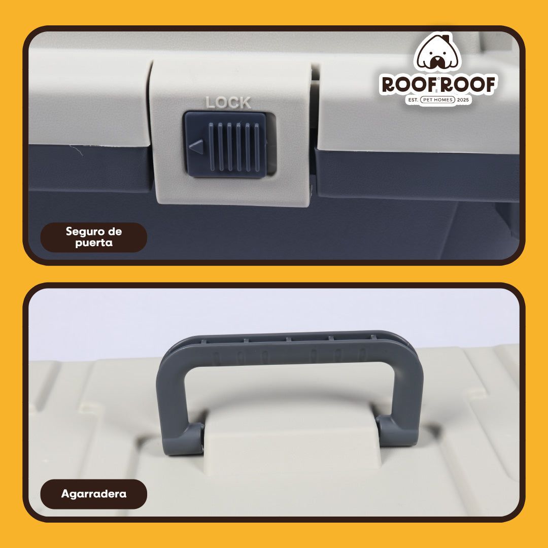 Jaula Transportadora Para Mascotas Modelo Wag