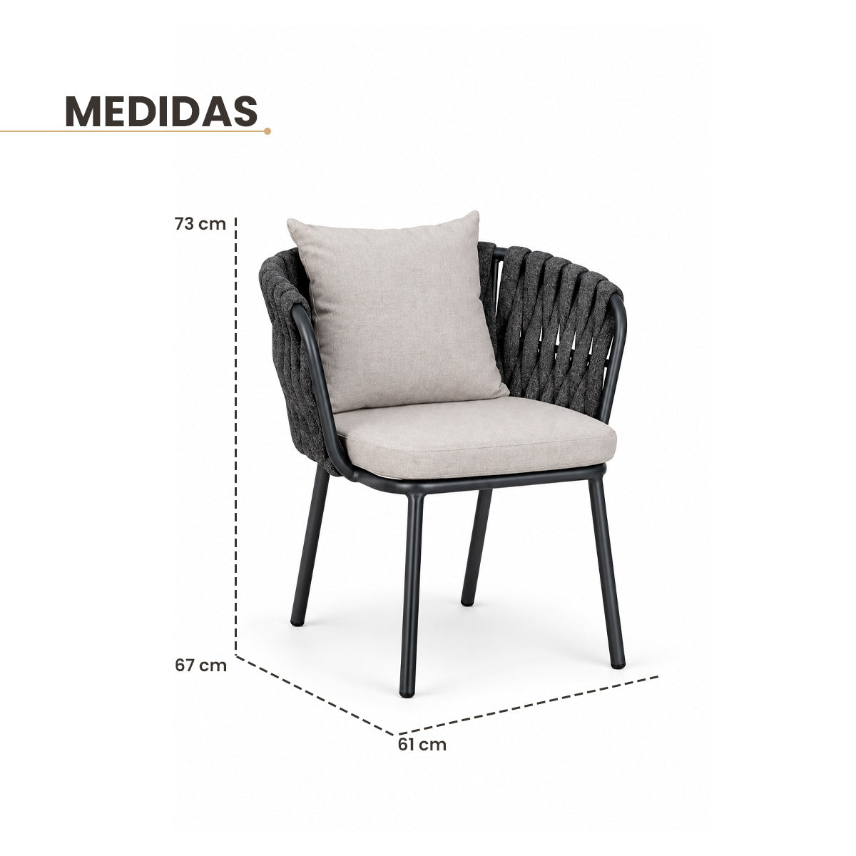 Silla Tejida Terrance