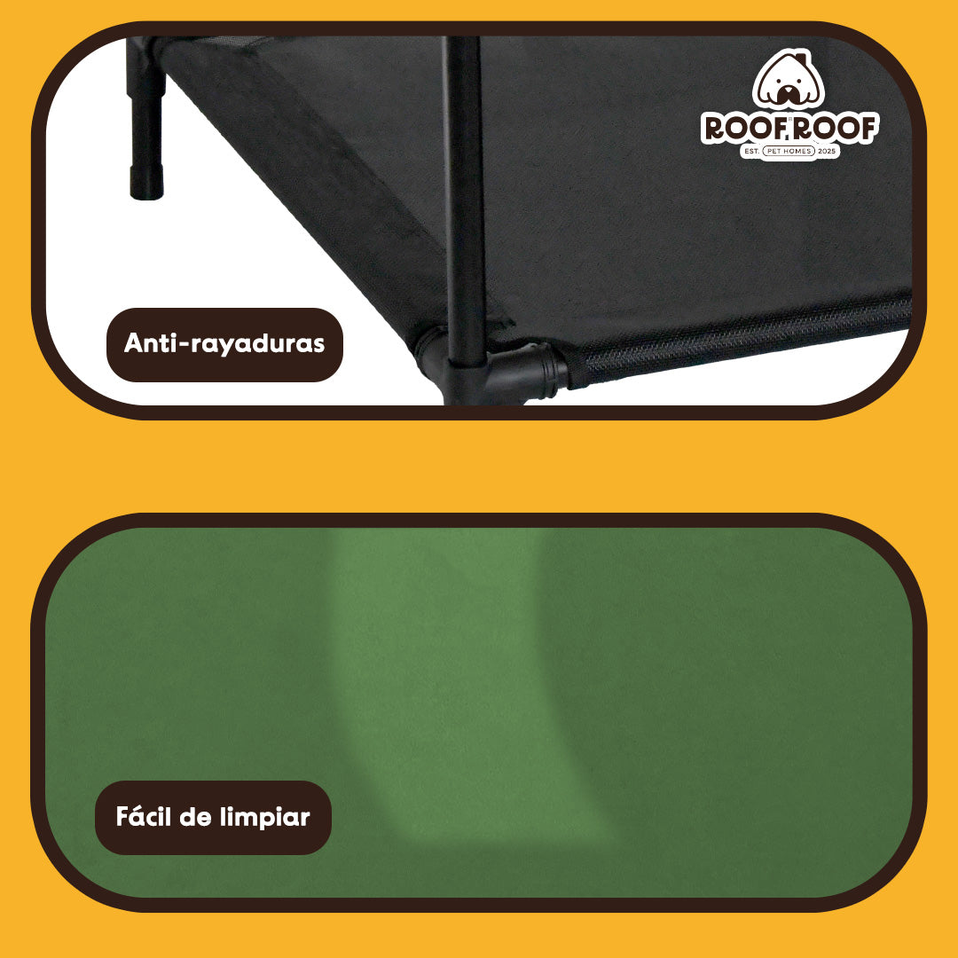 Casa campaña para perros portátil, piso elevado