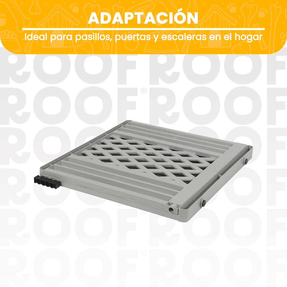 Barrera Ajustable para Mascotas Portátil y Expandible