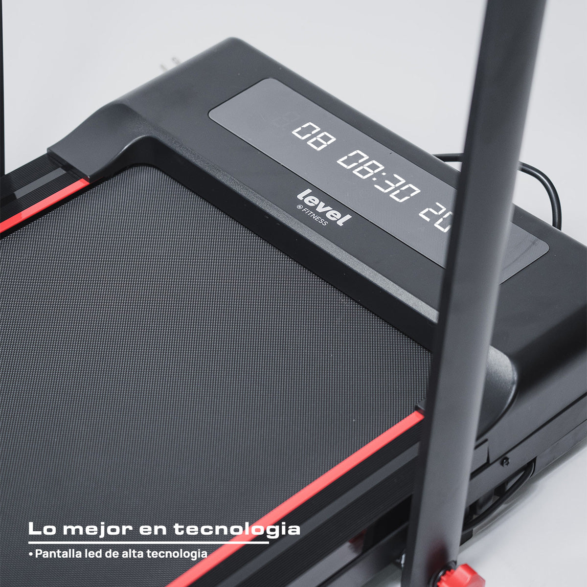 CAMINADORA ELÉCTRICA VEL 10.8KM BANDA ONDULADA MOTOR 2.0HP PANTALLA LED