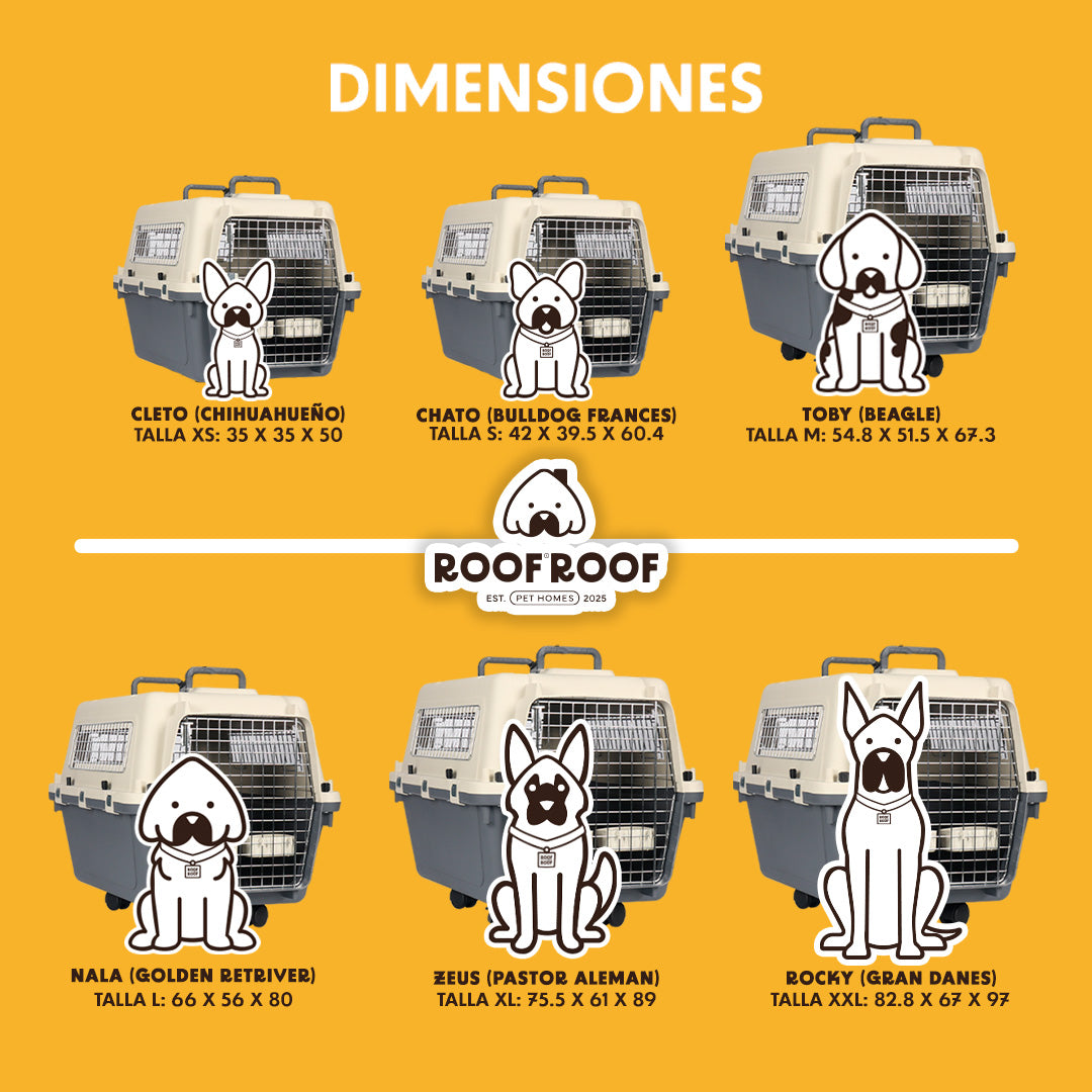 Jaula Transportadora Para Mascotas Modelo Wag