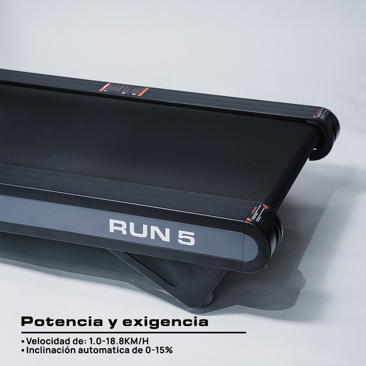 CAMINADORA ELÉCTRICA VEL 1-18KM/H CON INCLINACIÓN, PANTALLA LCD MOTOR 2.0HP