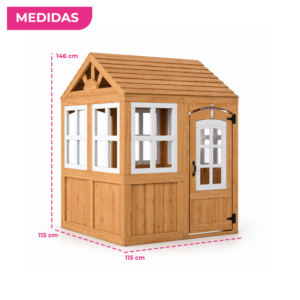 Mi Casita de Madera Infantil para Exterior