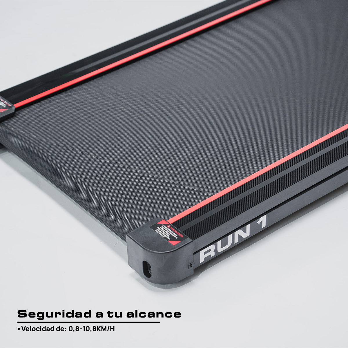 CAMINADORA ELÉCTRICA VEL 10.8KM BANDA ONDULADA MOTOR 2.0HP PANTALLA LED