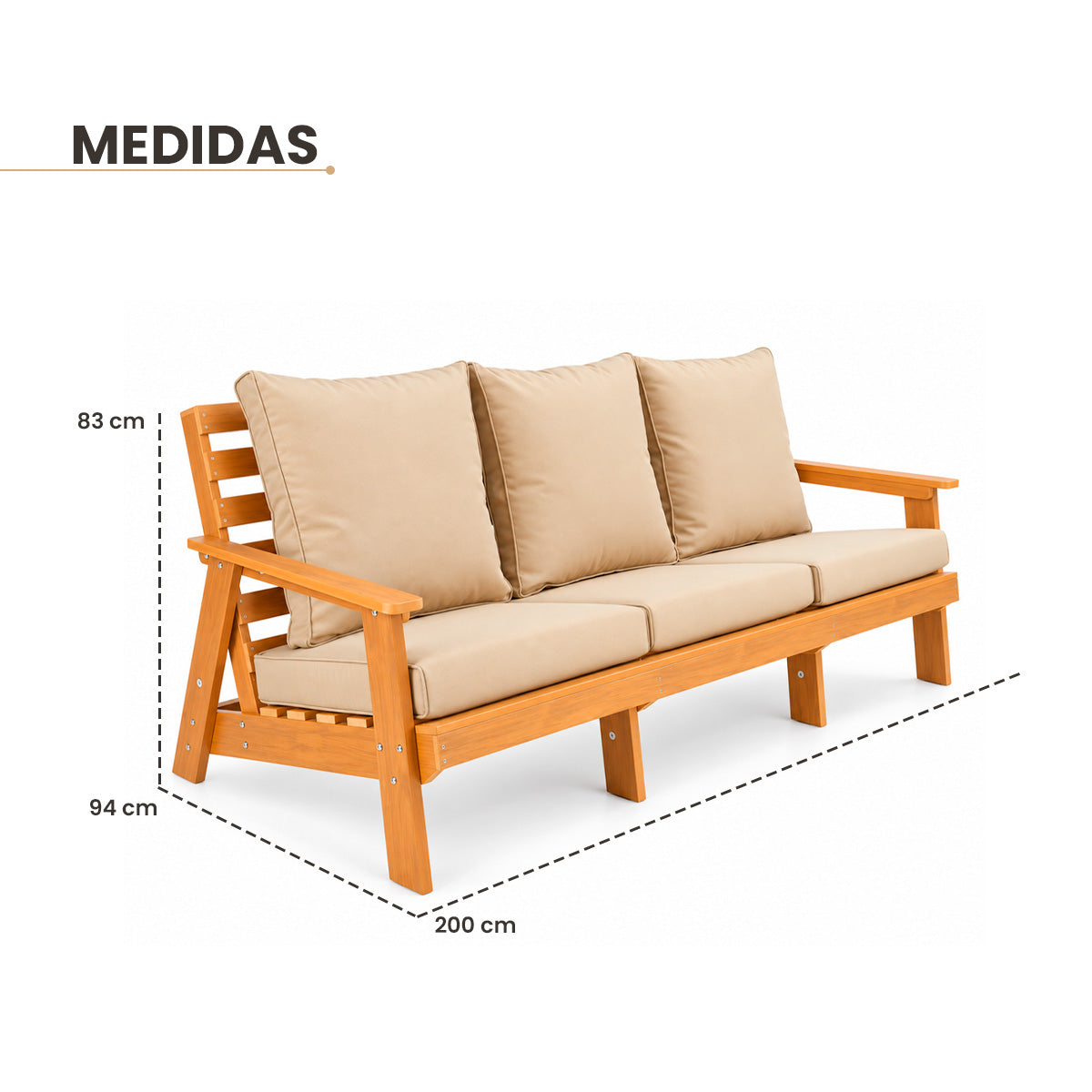 Juego de Sala Malibu para Exterior