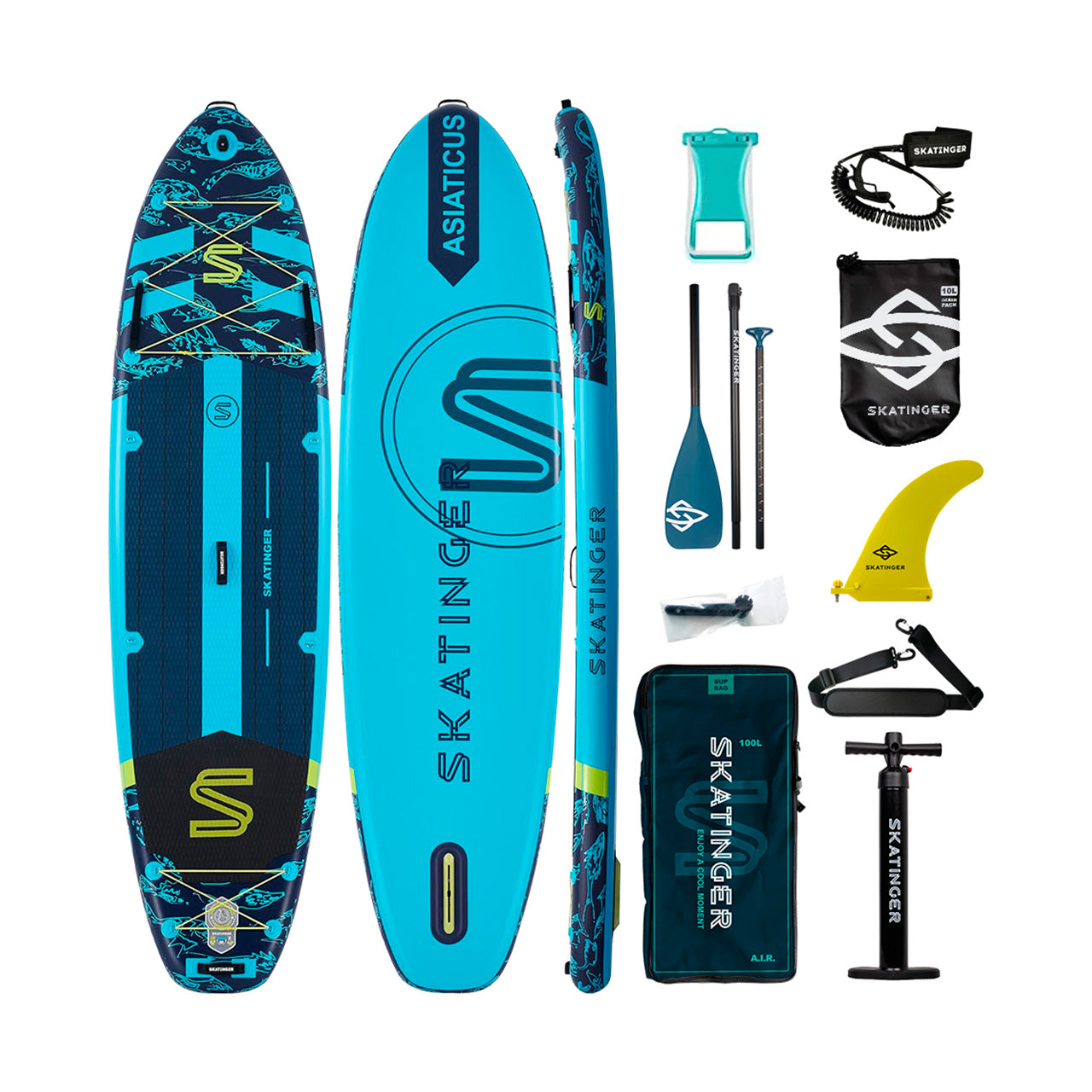 Paddle Board Inflable Asiaticus 11’6” con Accesorios