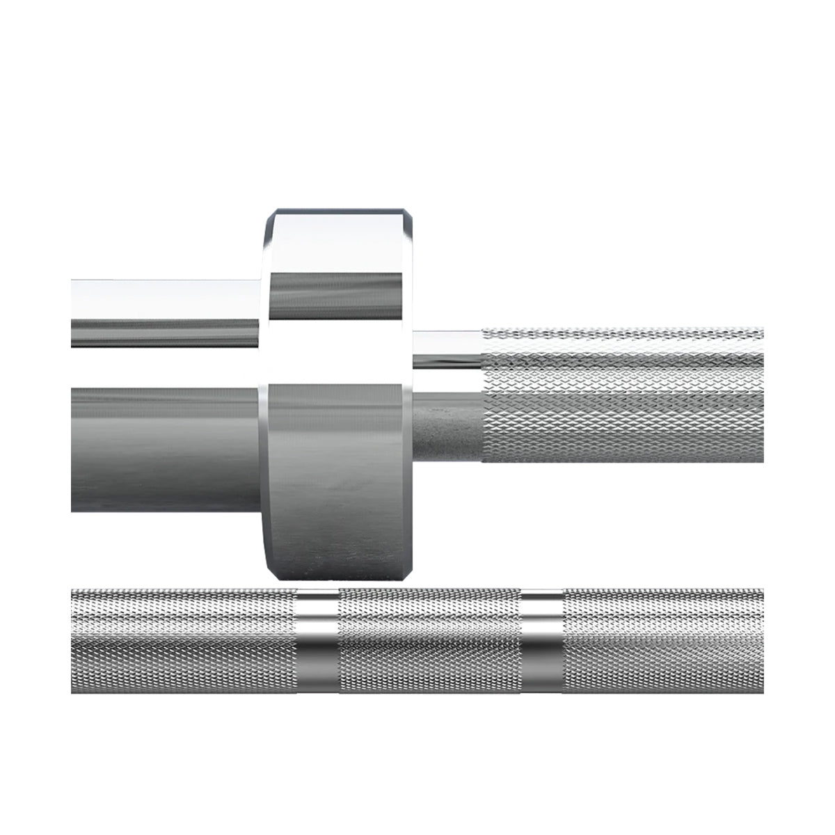 Barra Olímpica  RA 2.2m 20kg/45lbs Profesional Para Gym 1500lbs Color Cromado