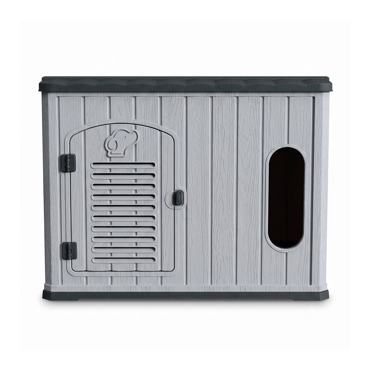 Casa para Perro Bunker Extra Grande Gris
