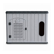 Casa para Perro Bunker Extra Grande Gris