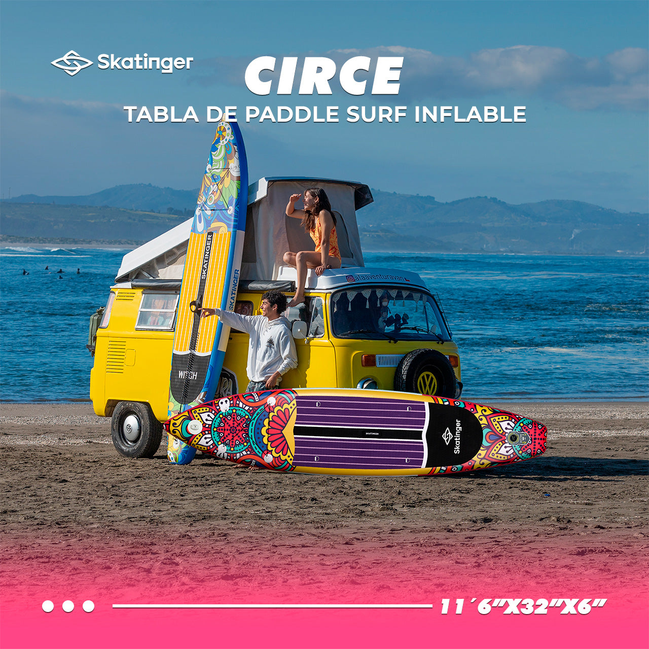 Paddle Board Inflable Circe 11’6” con Accesorios