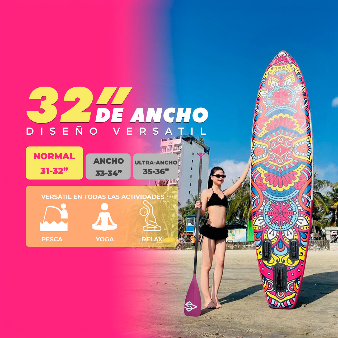 Paddle Board Inflable Circe 11’6” con Accesorios