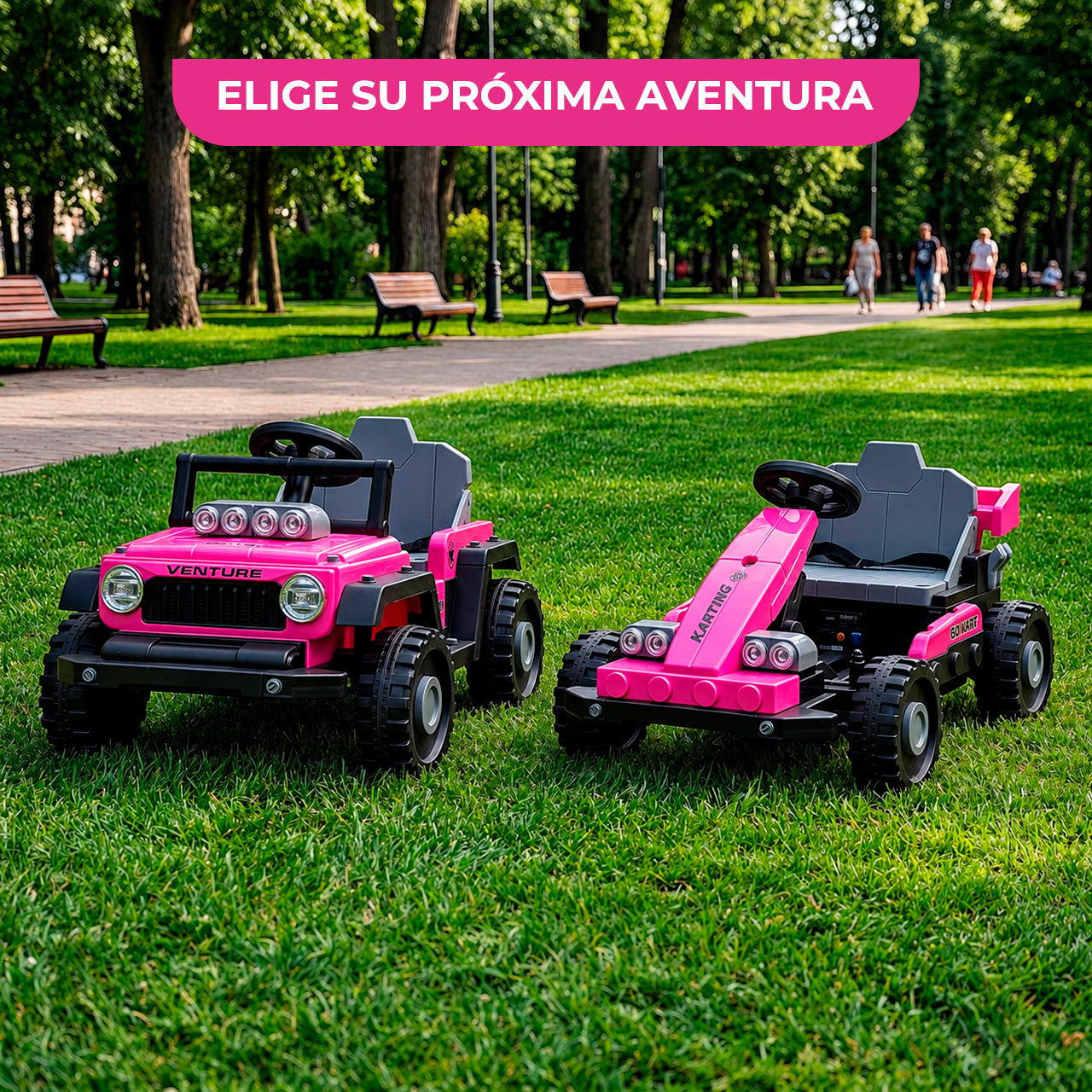 Go Kart Infantil Eléctrico 4X4 Cambiaforma 2 en 1