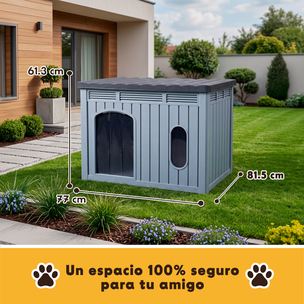 Casa para Perro Havana Gris