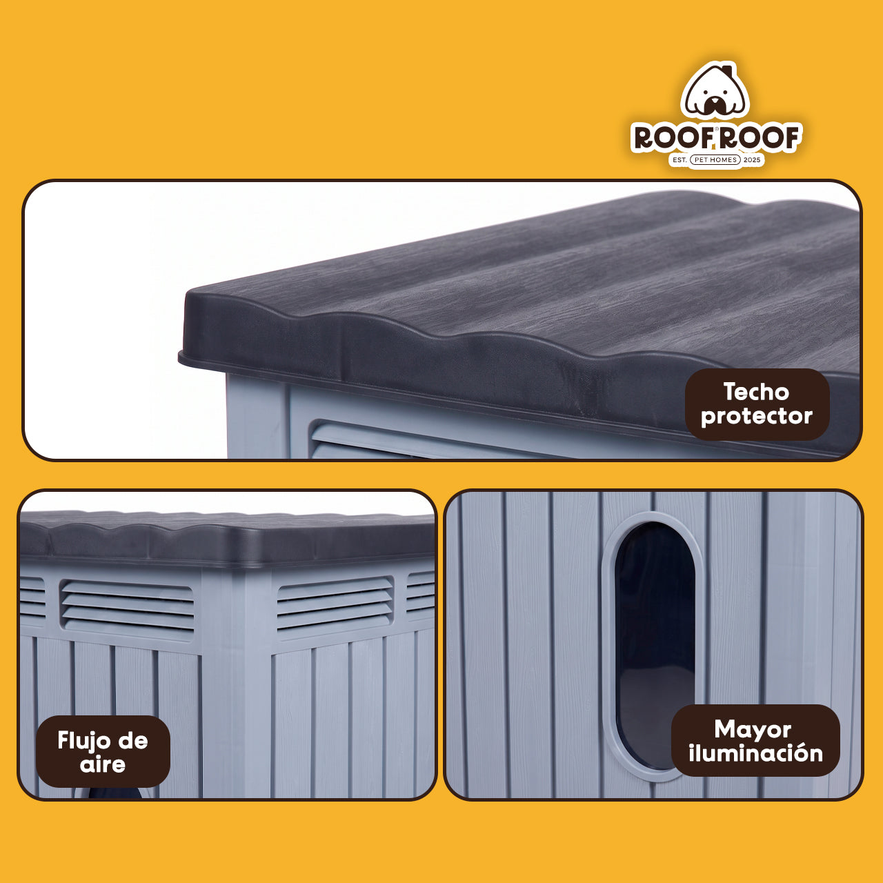Casa para Perro Havana Gris
