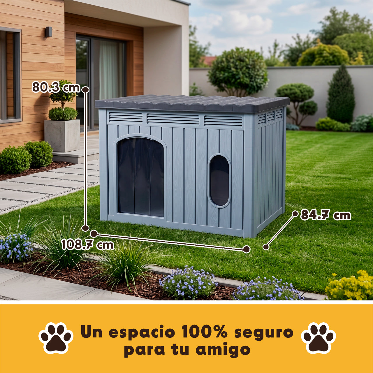 Casa para Perro Havana Gris